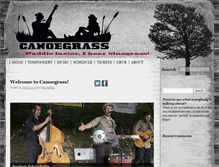 Tablet Screenshot of canoegrass.com